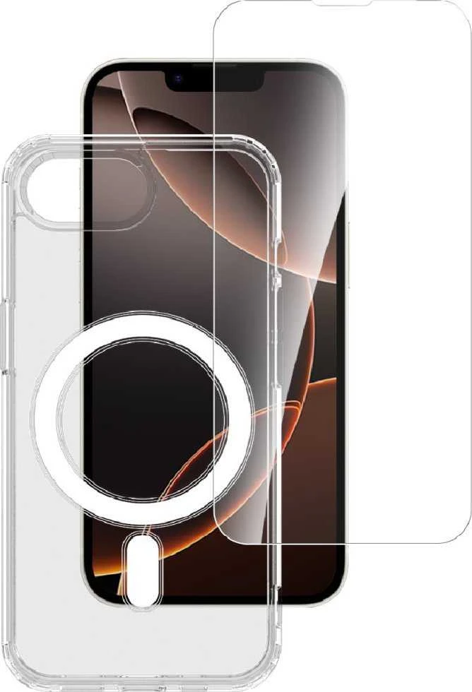 Dėklas „4smarts 3in1 Premium“ pradedančiųjų rinkinys, skirtas „Apple iPhone 16e“