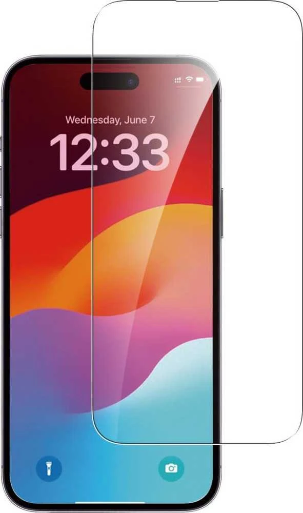 4Smarts STIKLAS SU TVIRTINIMO RĖMELIU - IPHONE 15