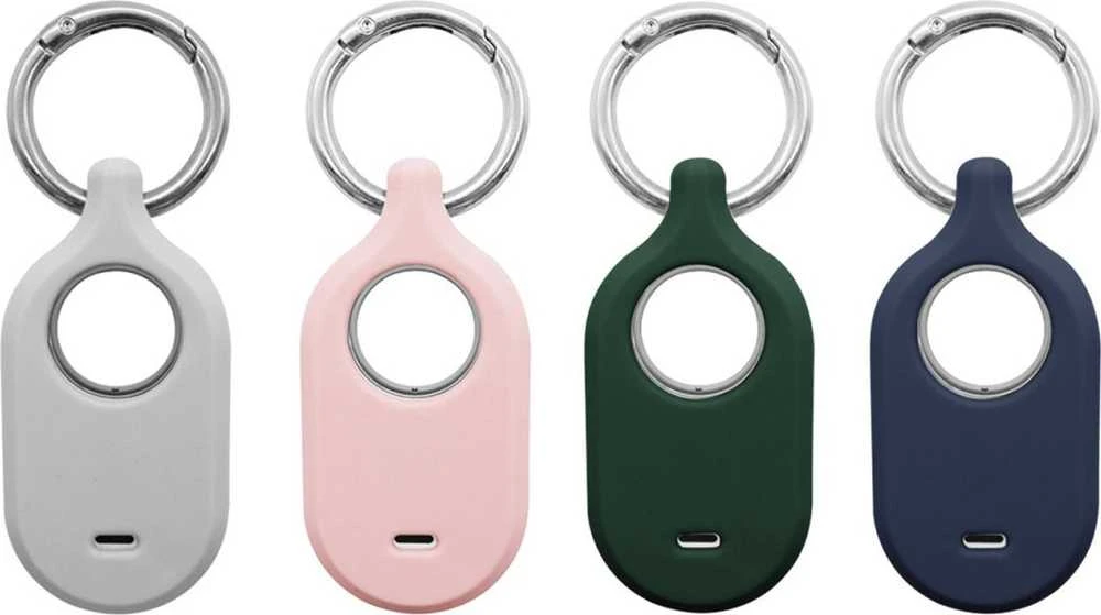 4Smarts Silikoninis dėklas Set for Samsung Galaxy SmartTag2 4 pcs. baltas, pink, žalias, mėlynas (baltas, pink, žalias, mėlynas)