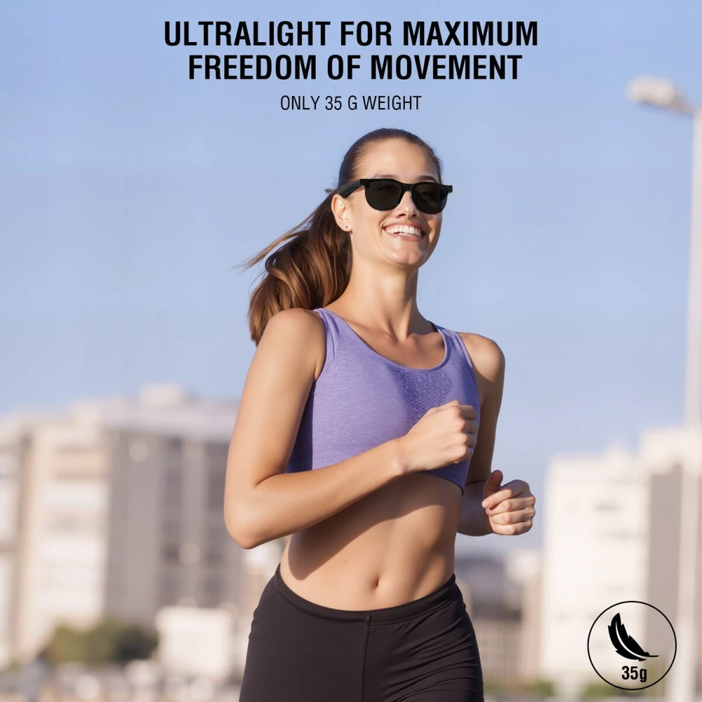 Ausinės Akiniai Bluetooth 4smarts SoundGlasses Sport 2 juoda