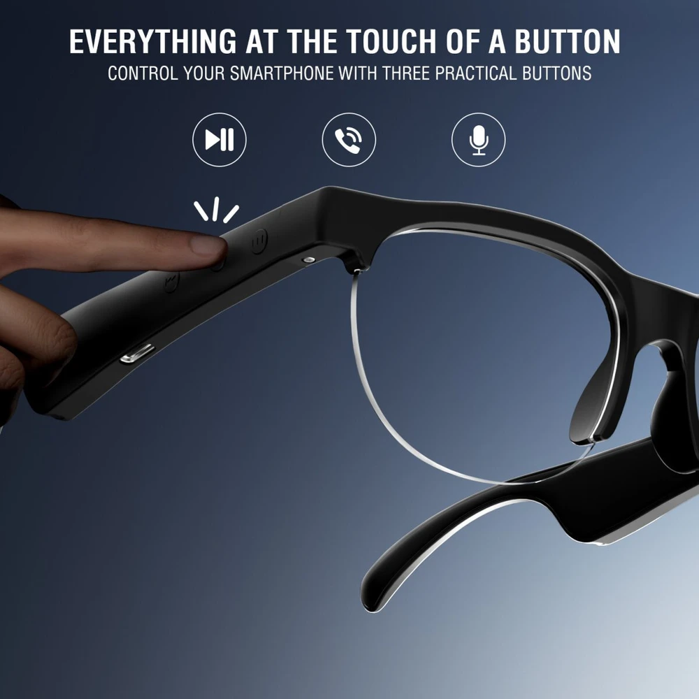 Ausinės Akiniai Bluetooth 4smarts SoundGlasses Sport 2 juoda