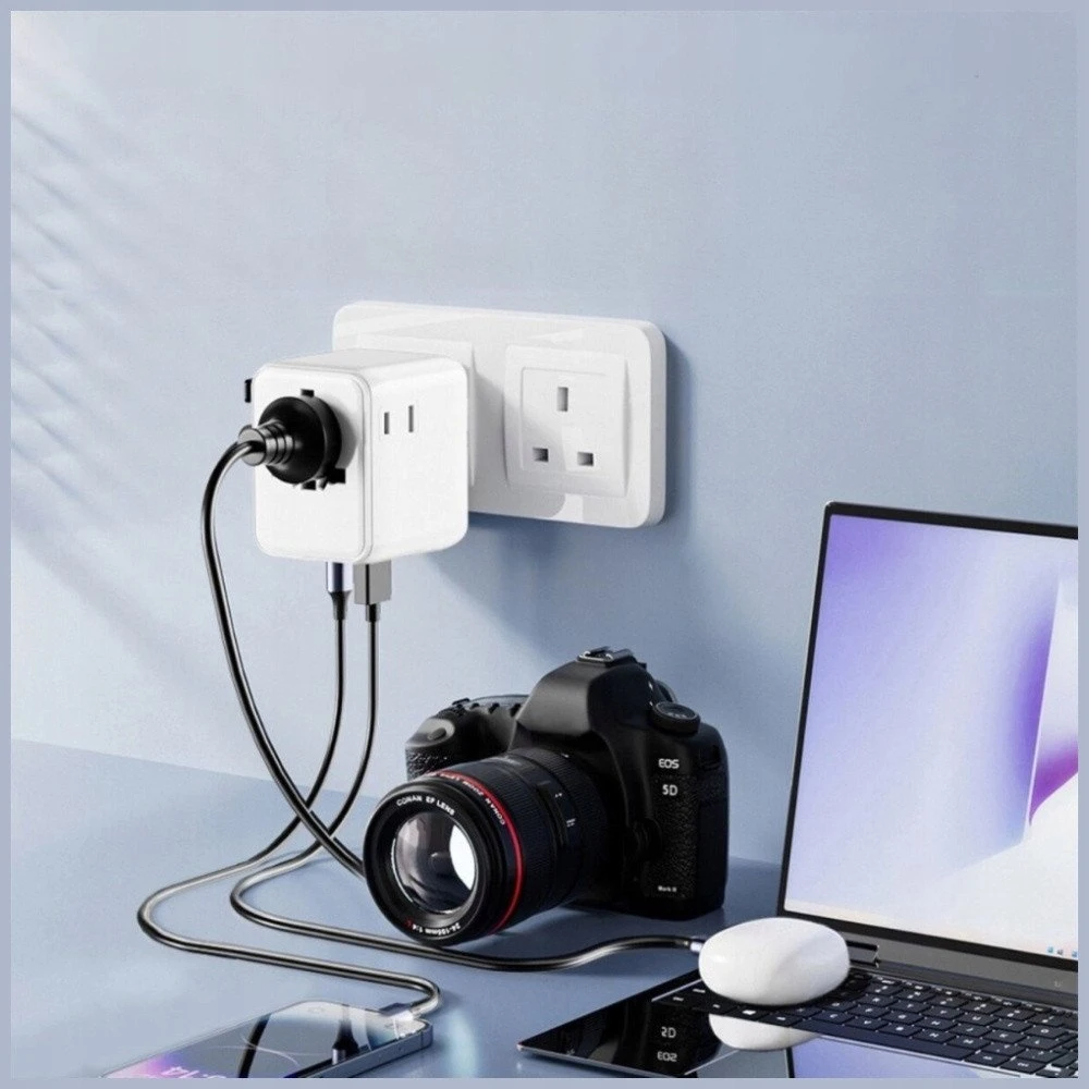 4smarts Adapteris kelioninis 4smarts Nomad GaN 20W 2C+1A balta