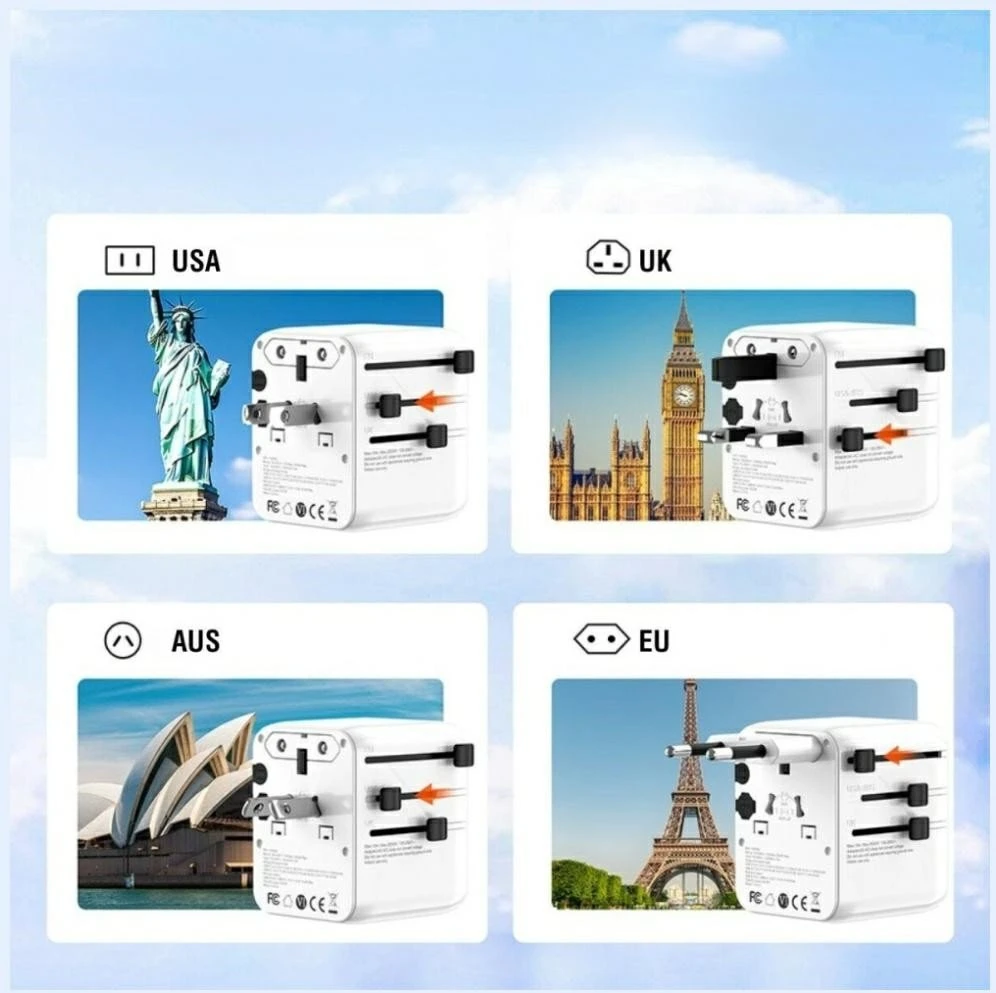 4smarts Adapteris kelioninis 4smarts Nomad GaN 20W 2C+1A balta