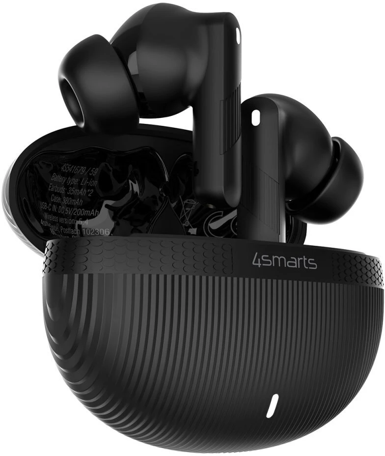 Ausinės 4smarts SkyBuds Pro ANC į ausis įkišamos Buds juodas