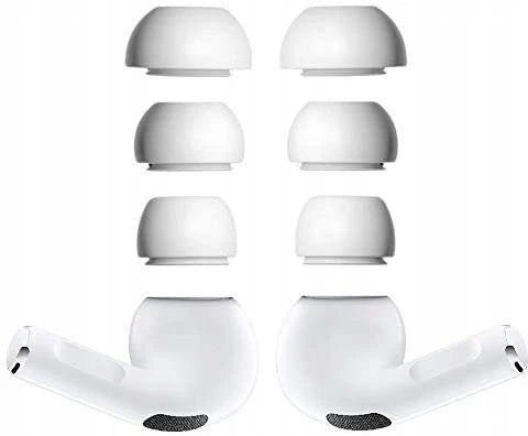 TFO Telforceone Guminiai ausų pagalvėlės / antgaliai, skirti Apple Airpads Pro XS / S / L