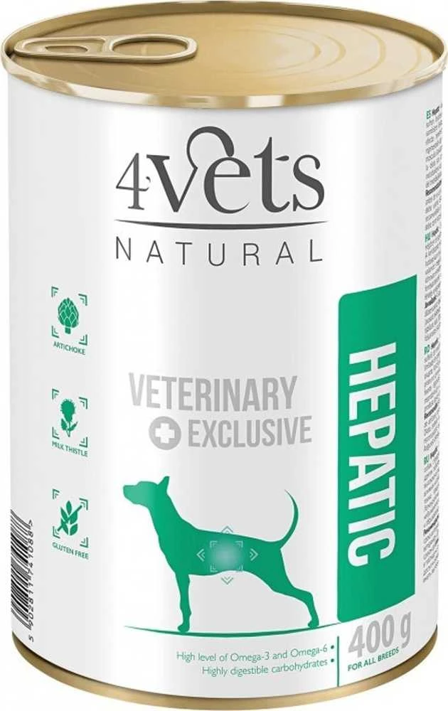 Šunų Maistas - 4VETS Natūralus Hepatinis 400g