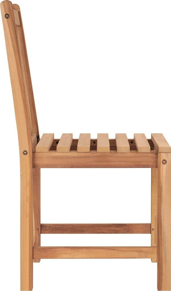 Lauko baldų komplektas 5 dalių sodo valgomojo baldų komplektas, 120x70 cm, tikmedžio masyvas