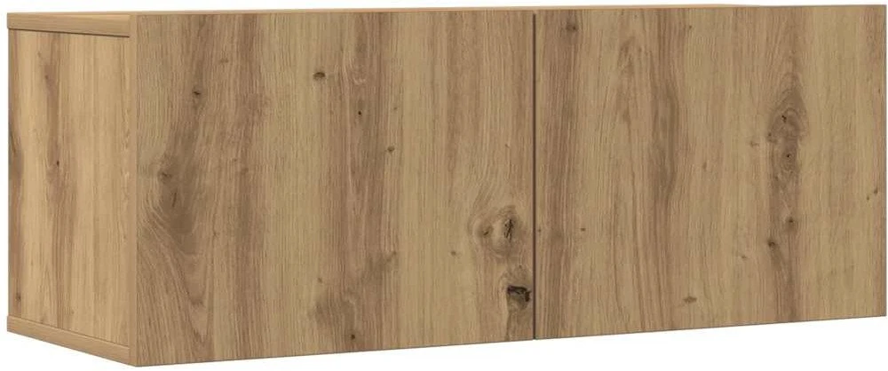 TV staliukas 5 dalių sieninis televizoriaus spintelės komplektas Artisan Oak
