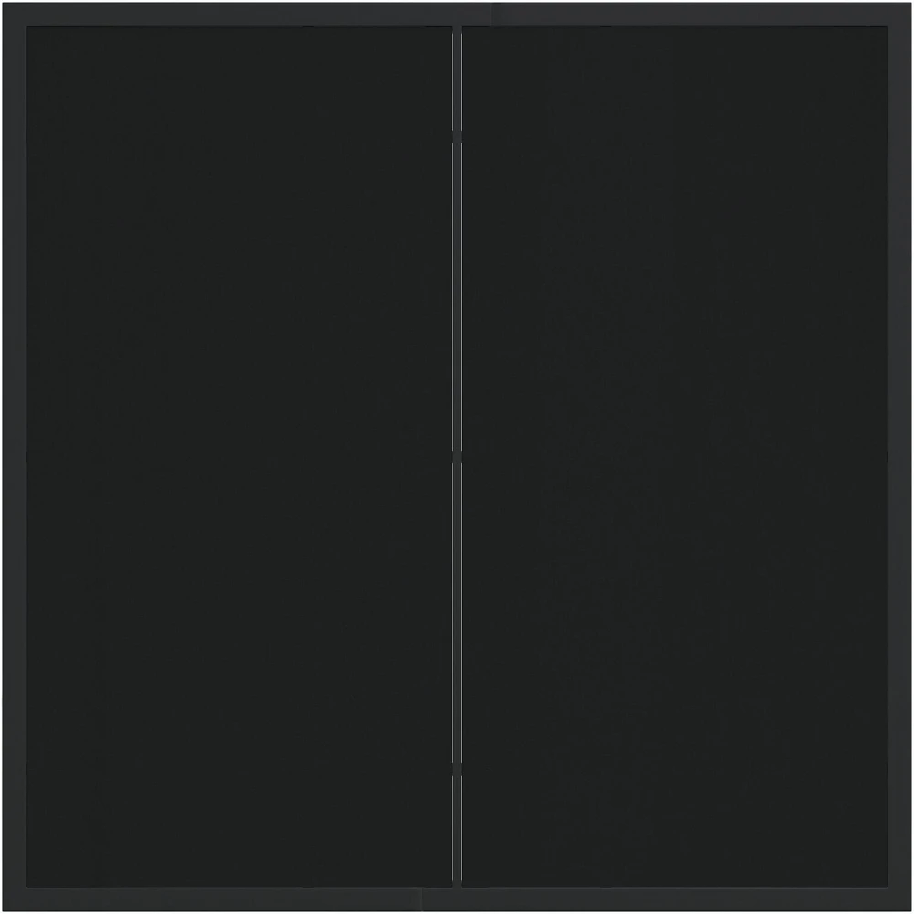 Sodo valgomojo komplektas 5 vnt. Juoda