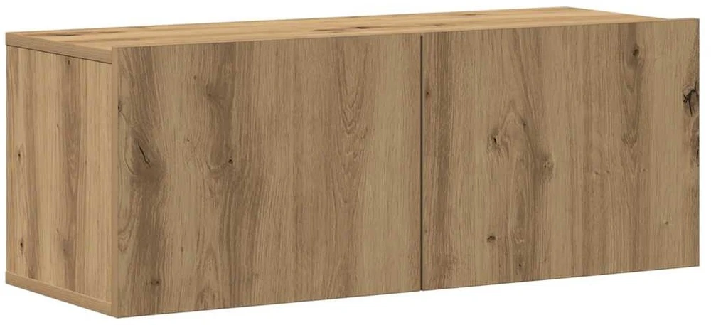 TV staliukas 5 dalių sieninis televizoriaus spintelės komplektas Artisan Oak