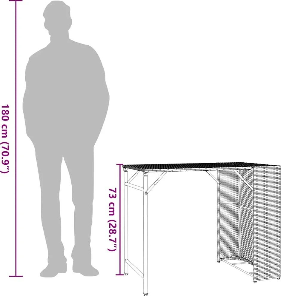 Sofa 5 dalių sodo kempingo komplektas, sulankstomas šviesiai pilkas