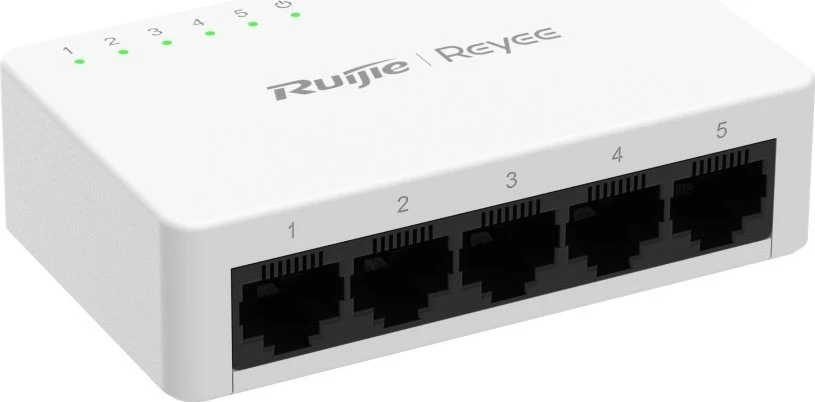 Šakotuvas 5 prievadų komutatorius Ruijie Reyee RG-ES05G-L