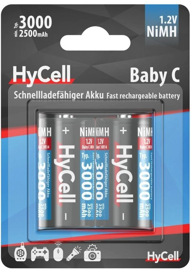 Hycell 5035302 C / HR14 / 1.2V - 2 psc