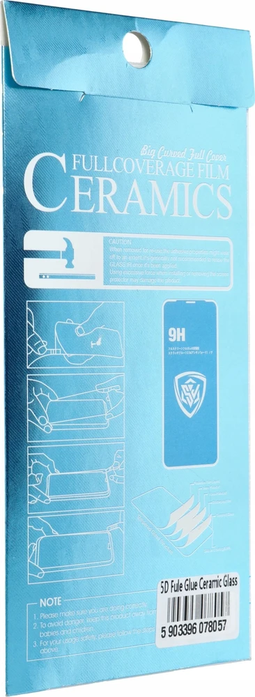 Reach LCD apsauginis stikliukas 5D Full Glue Ceramic Glass Samsung A546 A54 5G juodas