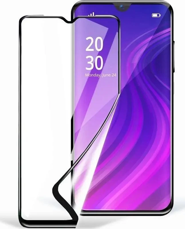 Oem 5D Full Glue Keramikinis stiklas - skirtas Samsung Galaxy A03 / A04 / A04e juodas