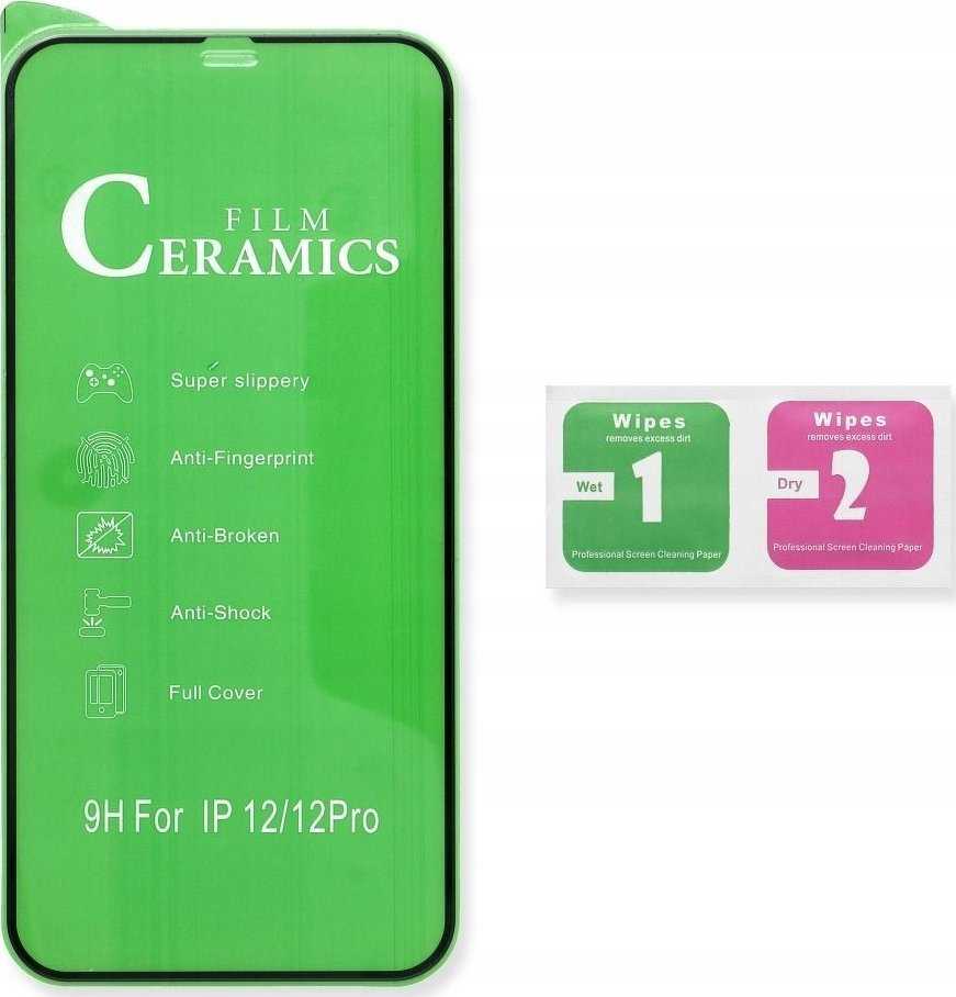 Oem 5D Full Glue Keramikinis stiklas - skirtas Samsung Galaxy S22 juodas