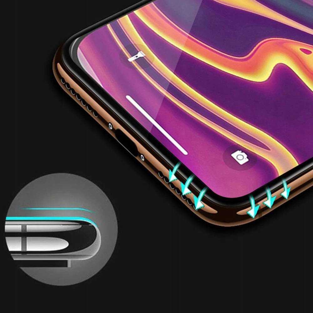 Oem 5D Full Glue Keramikinis stiklas - skirtas Xiaomi 12 / 12X / 12S juodas