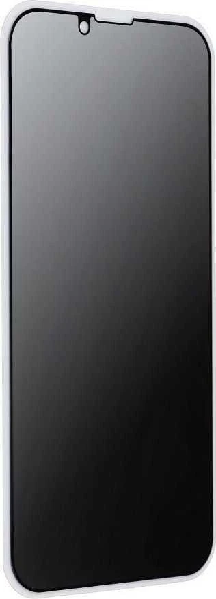 OEM 5D visiškai klijuojamas grūdintas stiklas - iPhone 12 Pro Max (privatumo) juodas