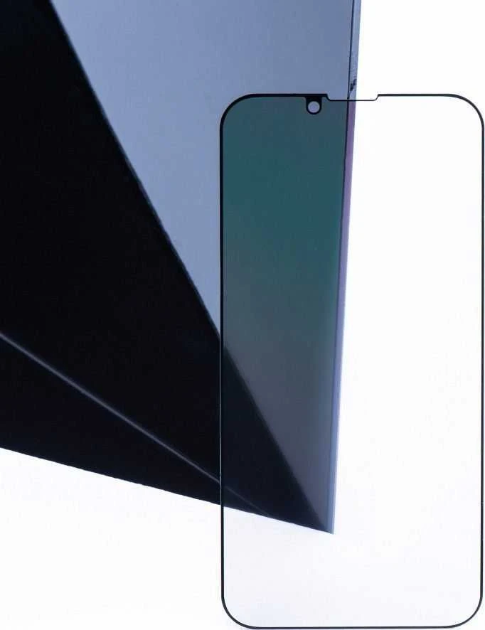 OEM 5D visiškai klijuojamas grūdintas stiklas - iPhone 12 Pro Max (privatumo) juodas
