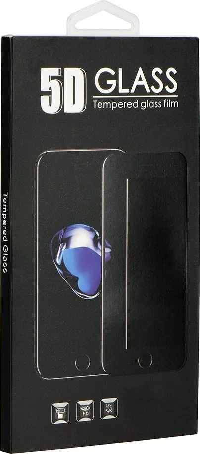 Oem 5D Full Glue Apsauginis stiklas - skirtas Samsung Galaxy S21 FE juodas