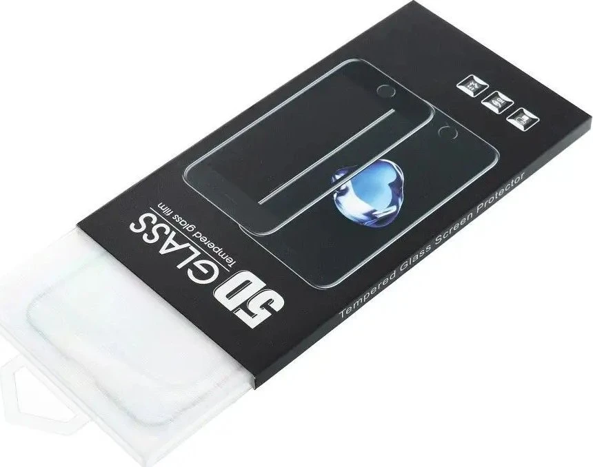 Oem 5D Full Glue Apsauginis stiklas - skirtas Samsung Galaxy S21 FE juodas