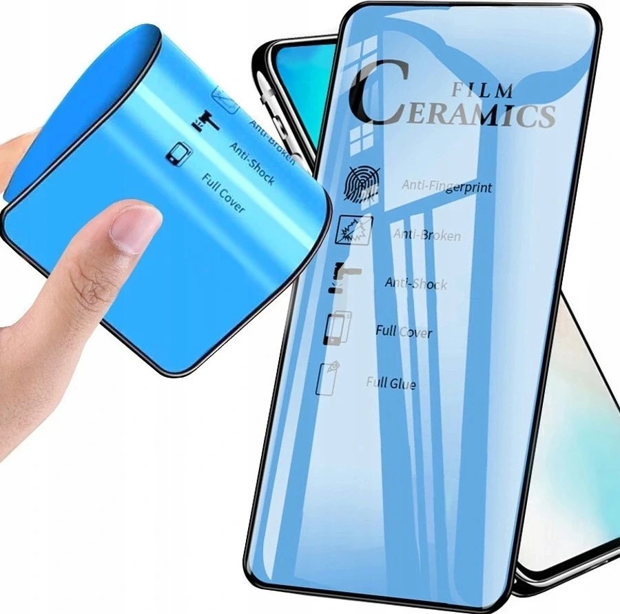 OEM 5D visiškai klijuojamas grūdintas stiklas iPhone 15 keraminiam stiklui, juodas