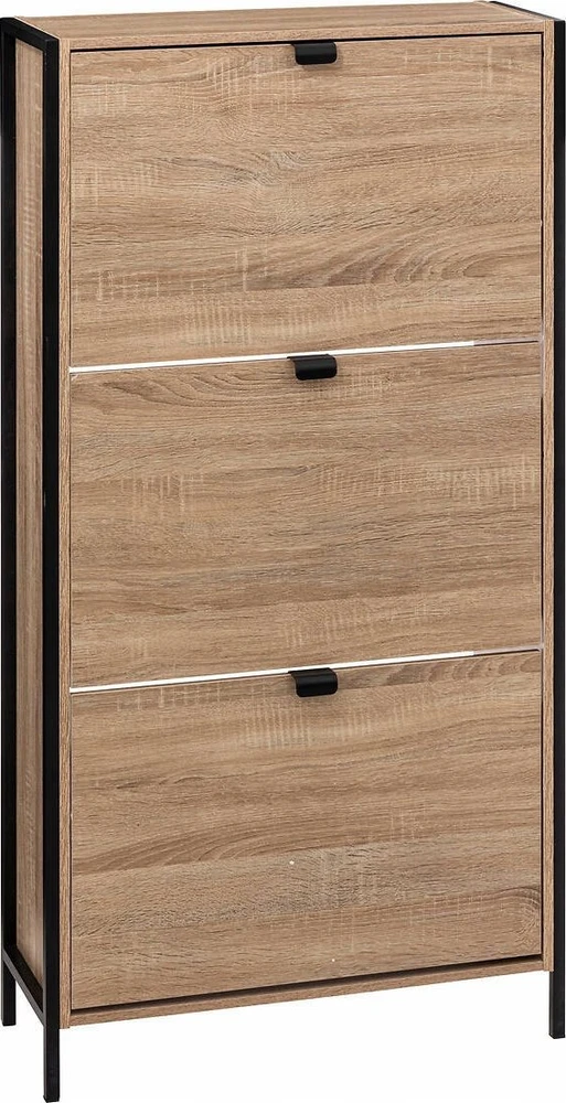 5five Simply Smart 55 ALIAJ batų spintelė, 3 skyriai, 63,2 x 24 x 122 cm