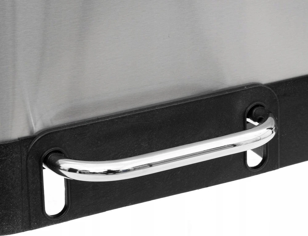 5five Simply Smart Steel Dviejų skyrių šiukšliadėžė Ariane, nerūdijančio plieno, su pedalu, 2 x 30 l