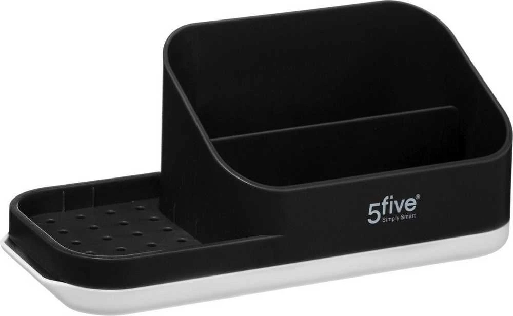 5five Simply Smart Indų skysčio dozatorius su tvarkykle, juodos spalvos