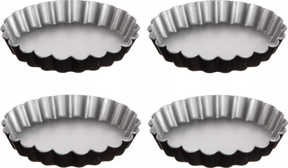 5five Simply Smart Metalinės tartletės formelės Ø 12 cm, 4 vnt.
