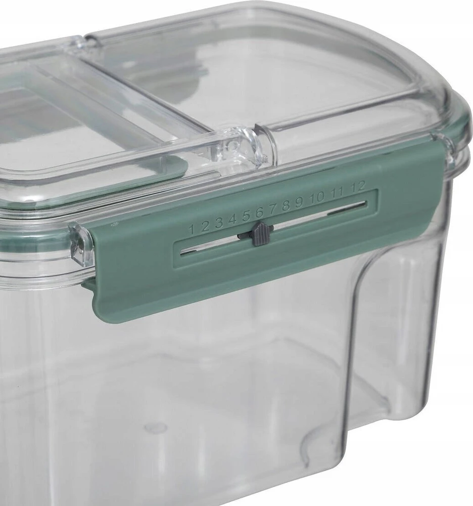 5five Simply Smart Hermetiškas PP NEO maisto indas su datos ekranu, 1500 ml