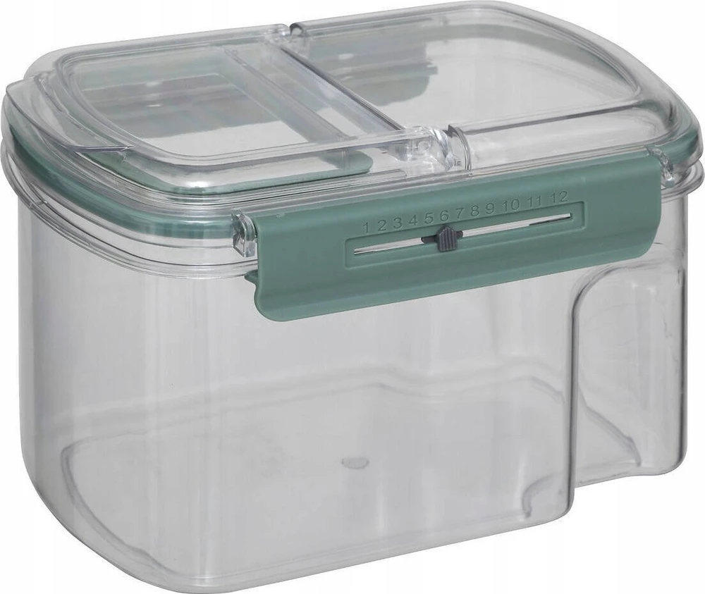 5five Simply Smart Hermetiškas PP NEO maisto indas su datos ekranu, 1500 ml