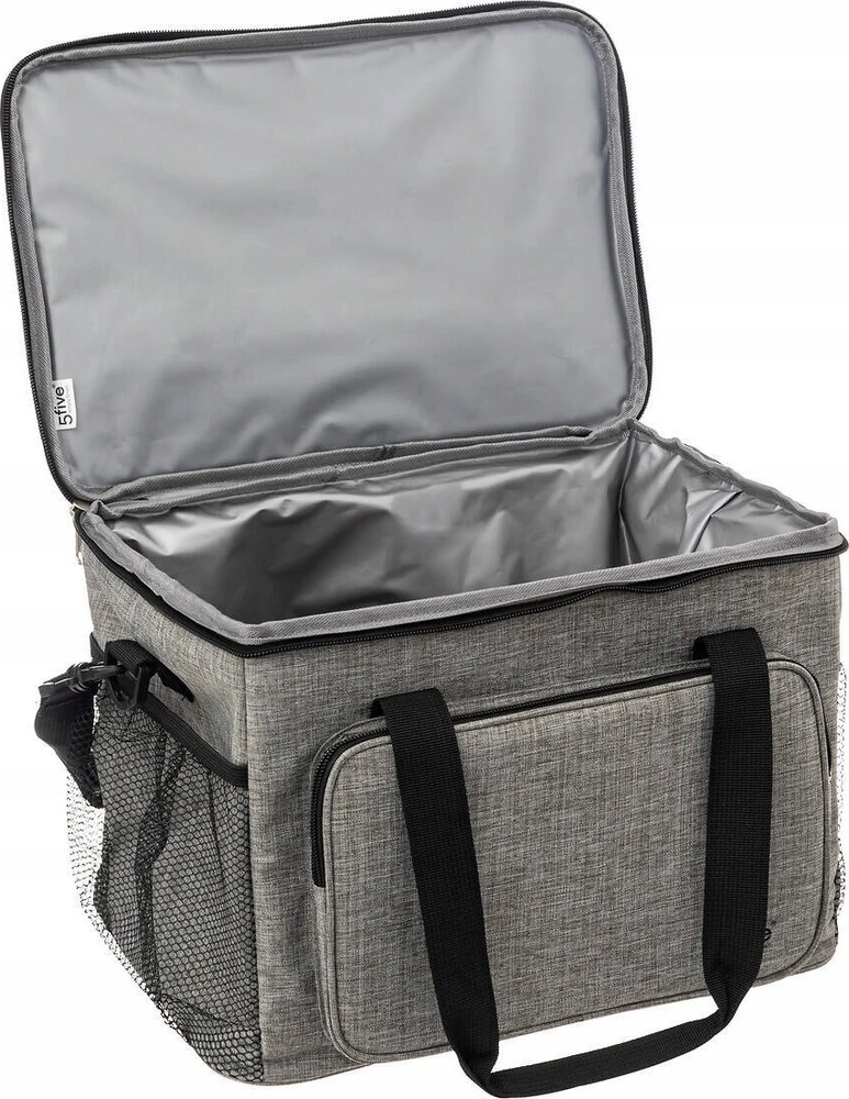 5five Simply Smart Terminis pirkinių krepšys, pilkas, 20 l