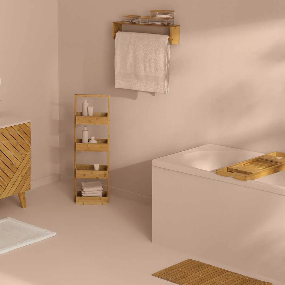 5five Simply Smart Bamboo BAMBOU vonios lentyna, 4 lygiai - 100% bambukas