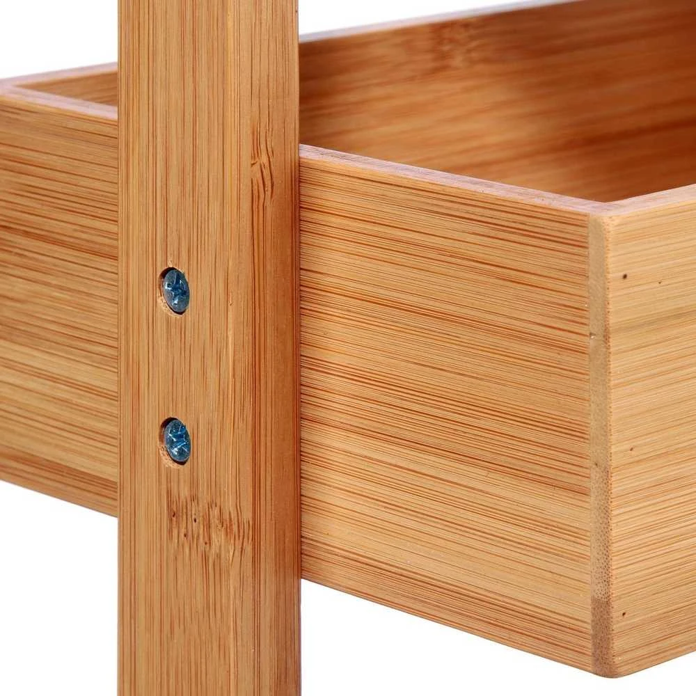 5five Simply Smart Bamboo BAMBOU vonios lentyna, 4 lygiai - 100% bambukas