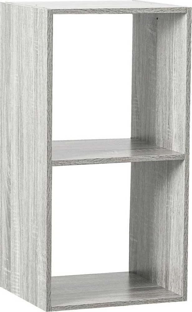 5five Simply Smart Dekoratyvinė lentyna, pilka, 2 skyriai, aukštis 67,6 cm