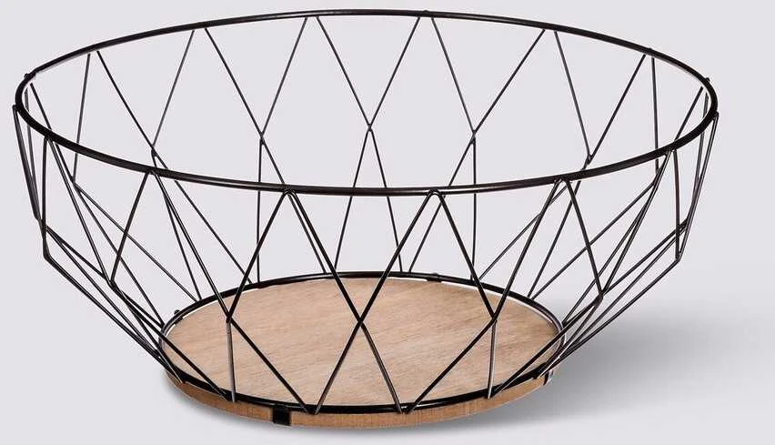 5five Simply Smart Vaisių krepšelis, metalinis, Ø 28 cm