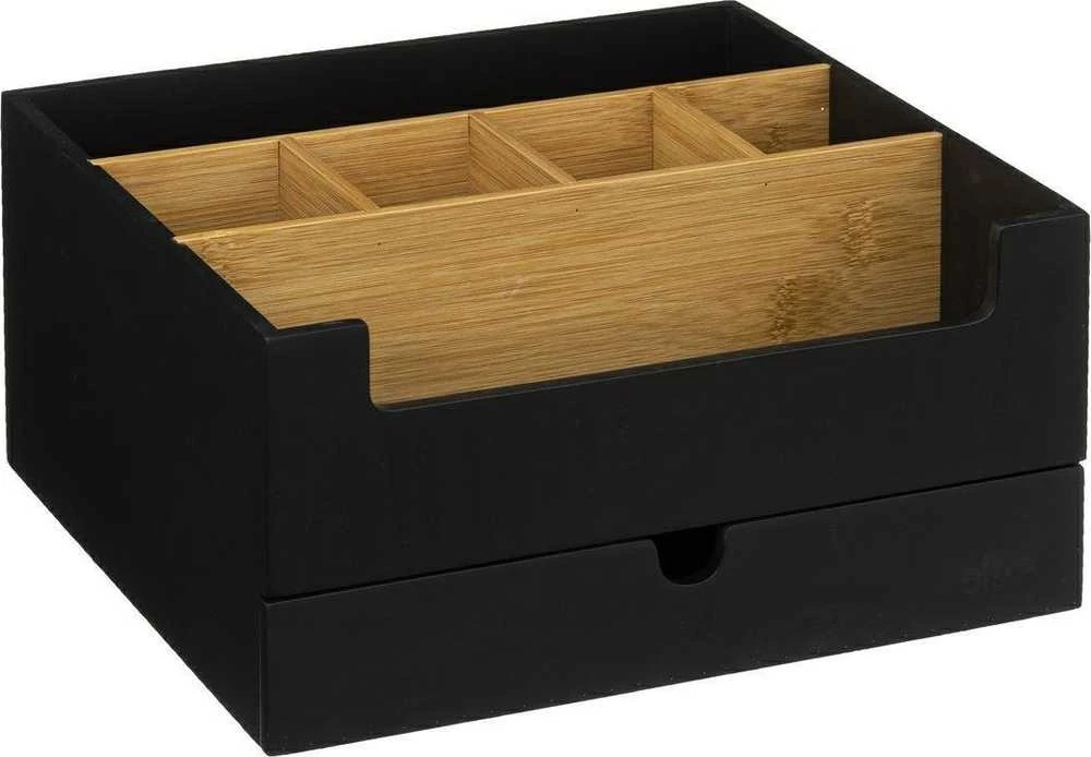 5five Simply Smart Bamboo Bambuko laikiklis kosmetikai, 1 stalčius