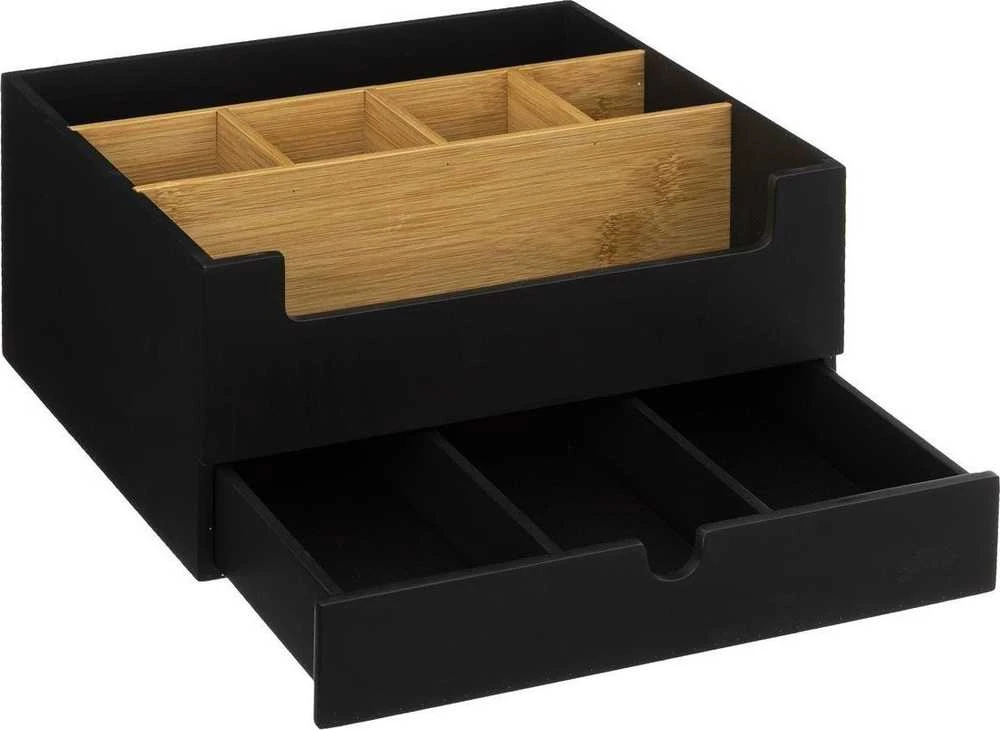 5five Simply Smart Bamboo Bambuko laikiklis kosmetikai, 1 stalčius