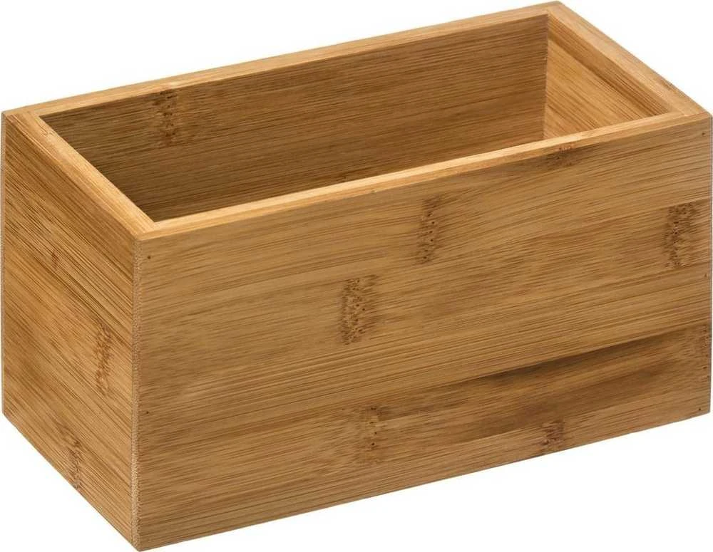 5five Simply Smart Bamboo Sandėliavimo tvarkyklė, laikymo skyrius, bambukas, 18 x 9 x 9,5 cm