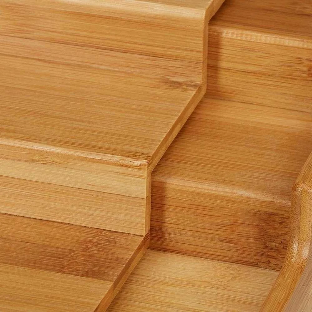 5five Simply Smart Bamboo Bambuko prieskonių organizatorius, 3 lygiai