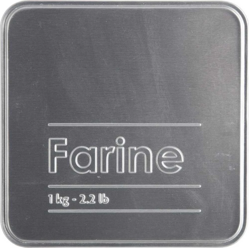 5five Simply Smart Four container, 1kg, metal, juodas
