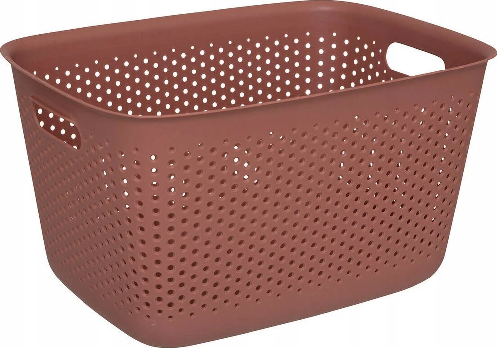 5five Simply Smart SIENNE ažūrinis konteineris, plastikinis, su rankenomis, 17 l