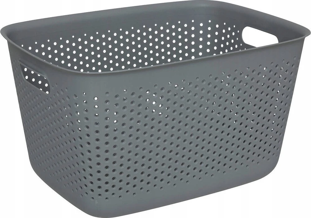 5five Simply Smart SIENNE ažūrinis konteineris, plastikinis, su rankenomis, 17 l