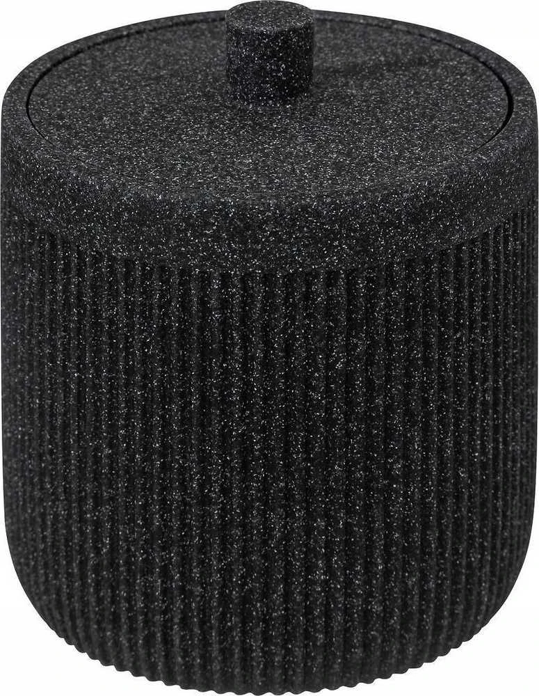 5five Simply Smart Talpykla vatos diskams ir pagaliukams ONYX, šiferis, Ø 9,9 cm