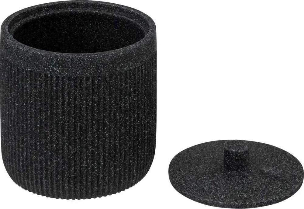 5five Simply Smart Talpykla vatos diskams ir pagaliukams ONYX, šiferis, Ø 9,9 cm