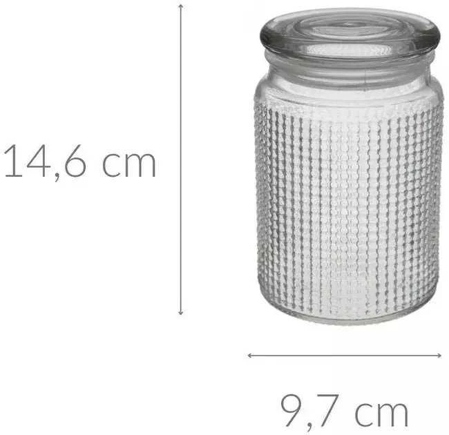 5five Simply Smart 5five Pojemnik stiklinis su dangteliu DOLCE, 720 ml
