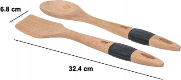 5five Simply Smart Virtuvės reikmenys, buko medžio mentelės, 2 vnt.