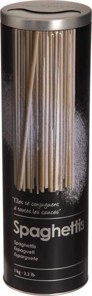 5five Simply Smart Spaghetti container, 1kg, metal, juodas