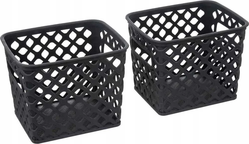 5five Simply Smart Plastikinių laikymo krepšelių rinkinys FOLK, 4 vnt.